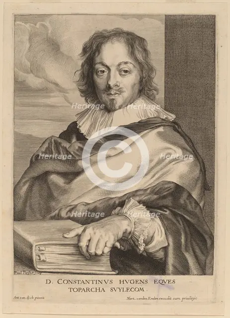 Constantijn Huygens, probably 1626/1636. Creator: Paulus Pontius.