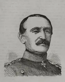 Constantin von Alvensleben, Prussian general who led the Prussian III Corps during..., 1870. Creator: Unknown