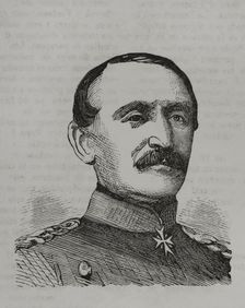 Constantin von Alvensleben, Prussian general who led the Prussian III Corps during..., 1870. Creator: Unknown