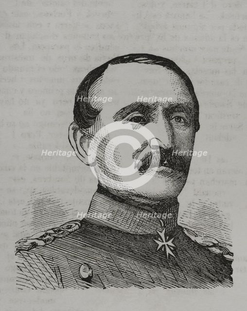 Constantin von Alvensleben, Prussian general who led the Prussian III Corps during..., 1870.  Creator: Unknown.