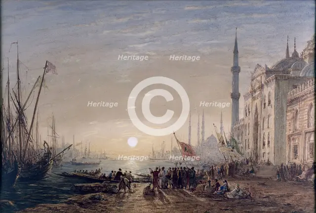 Constantinople, 1863. Creator: Felix Francois Georges Philibert Ziem.