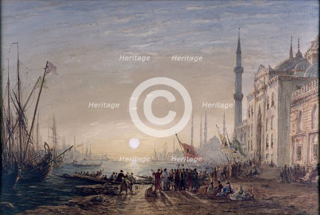 Constantinople, 1863. Creator: Felix Francois Georges Philibert Ziem.