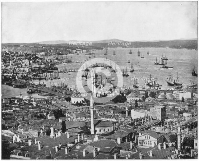 Constantinople and the Bosphorus, Turkey, late 19th century.Artist: John L Stoddard