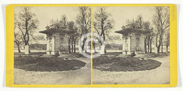 Constantinople - Fountain of Sweet Waters on the Asiatic Shore of the Bosphorus, 1860/90. Creator: Frank Mason Good.