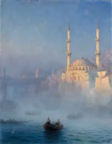 Constantinople. The Nusretiye Mosque, 1884