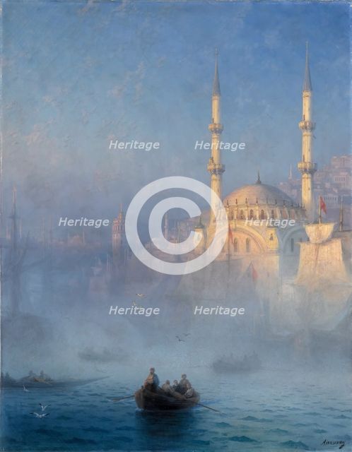 Constantinople. The Nusretiye Mosque, 1884.