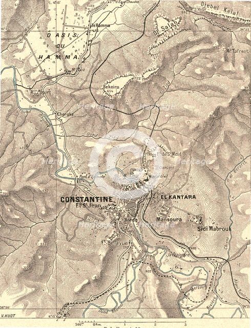 ''Constantine et ses environs; Afrique du nord', 1914. Creator: Unknown.