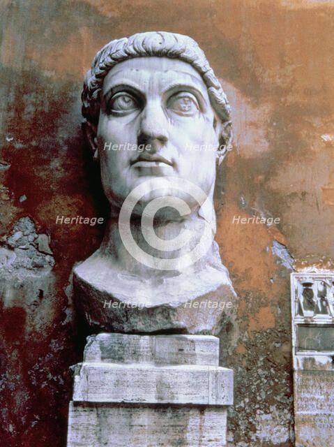 Constantine I 'The Great' (Caius Flavius ??Valerius Aurelius Constantinus) (270/288 - 337), Roman…