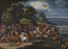 Constantine the Great at the Milvian Bridge, c1640. Creator: Unknown