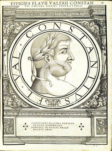 Constantius Chlorus (250 306 AD), 1559.