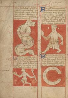 Constellation; Astronomical and Medical Miscellany, late 14th century, shortly after 1386. Creator: Unknown