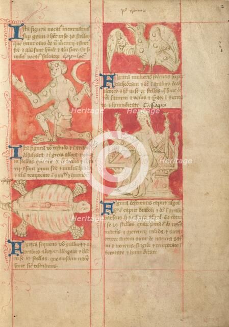 Constellation; Astronomical and Medical Miscellany, late 14th century, shortly after 1386. Creator: Unknown.