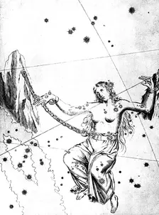 Constellation of Andromeda, 1723