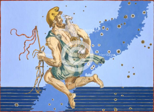 Constellation of Auriga, 1603. Artist: Alexander Mair