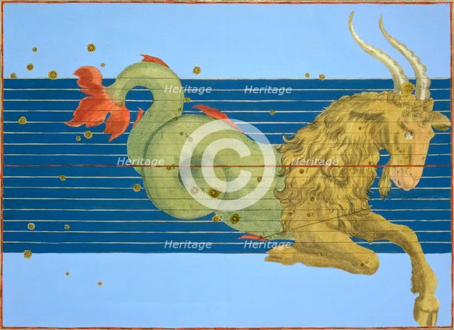 Constellation of Capricorn, 1603. Creator: Alexander Mair.