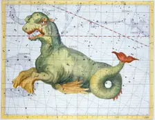 Constellation of Cetus (the Whale), 1729. Creator: Unknown