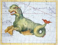 Constellation of Cetus (the Whale), 1729. Creator: Unknown