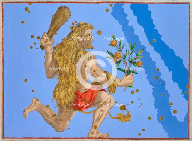 Constellation of Hercules, 1603. Creator: Alexander Mair.