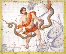 Constellation of Ophiucus, 1729. Creator: Unknown