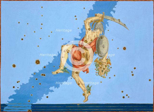 Constellation of Perseus, 1603. Creator: Alexander Mair.