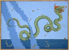 Constellation of Serpens, 1603. Artist: Johann Bayer