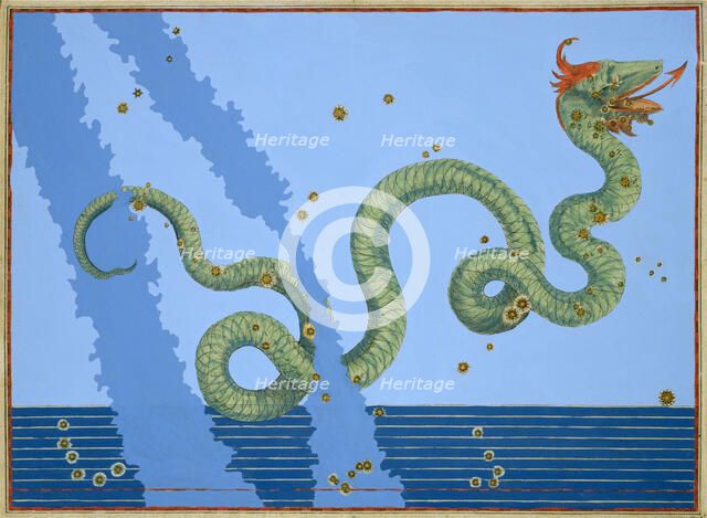 Constellation of Serpens, 1603. Artist: Johann Bayer