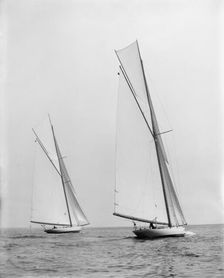 Constitution and Columbia, 1901. Creator: Unknown