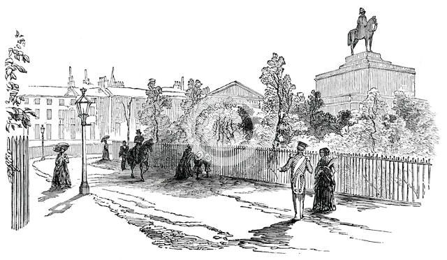 Constitution Hill, London, 1850.  Creator: Unknown.