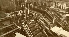 Constructing Escalators at the Bank Station, London c1930. Creator: Unknown