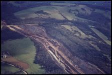 Construction of M5 motorway, Tickenham Hill, Somerset, 1971. Creator: Jim Hancock
