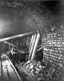Construction of a Tunnel, 1900-1904. Creator: Unknown