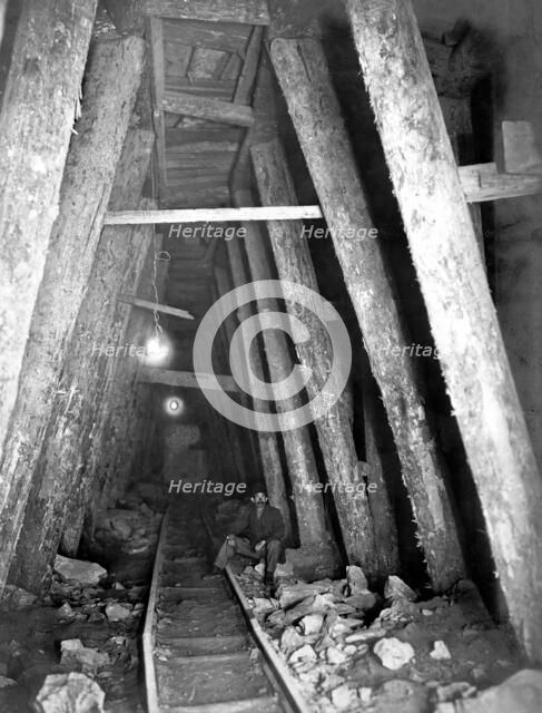 Construction of a Tunnel, 1900-1904. Creator: Unknown.
