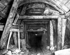 Construction of a Tunnel Walls, 1900-1904. Creator: Unknown