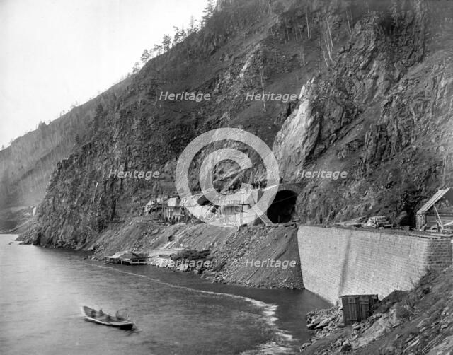 Construction of an Underpass at Verst 15, 1900-1904. Creator: Unknown.