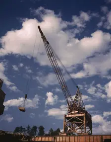 Construction of Douglas Dam, TVA, 1942. Creator: Alfred T Palmer
