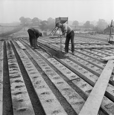 Construction of the Birmingham to Preston Motorway (M6), Staffs, 20/09/1961 Creator: John Laing plc