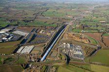 Construction of the Chipping Warden Green Tunnel on the HS2 railway line, West Northants, 2024. Creator: Damian Grady