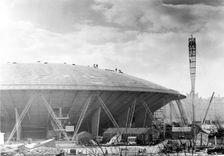Construction of the Dome of Discovery, Festival of Britain, London, 1951. Artist: Henry Grant