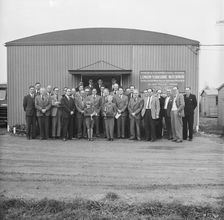 Construction of the M1 Motorway, Newport Pagnell, Milton Keynes, 31/10/1959. Creator: John Laing plc