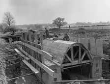 Construction of the M1 Motorway, South Northamptonshire, Northamptonshire, 16/05/1958. Creator: John Laing plc