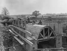 Construction of the M1 Motorway, South Northamptonshire, Northamptonshire, 16/05/1958. Creator: John Laing plc