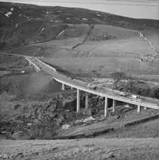 Construction of the M6 Motorway, Tebay, Eden, Cumbria, 27/02/1970. Creator: John Laing plc