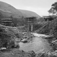 Construction of the M6 Motorway, Tebay, Eden, Cumbria, 29/10/1968. Creator: John Laing plc