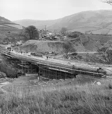 Construction of the M6 motorway, Eden, Cumbria, 29/10/1968. Creator: John Laing plc