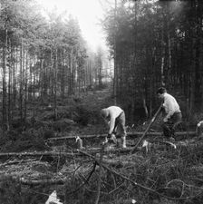 Construction of the M6 Motorway, Stafford, Staffordshire, 20/06/1961. Creator: John Laing plc
