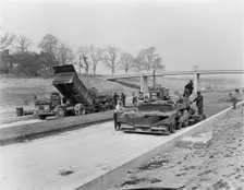 Construction of the M6 Motorway, Stafford, Staffordshire, 20/06/1961. Creator: John Laing plc