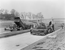 Construction of the M6 Motorway, Stafford, Staffordshire, 20/06/1961. Creator: John Laing plc