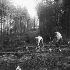 Construction of the M6 Motorway, Stafford, Staffordshire, 20/06/1961. Creator: John Laing plc