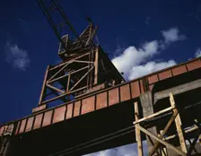 Construction at Douglas Dam (TVA), Tenn., 1942. Creator: Alfred T Palmer