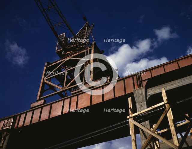 Construction at Douglas Dam (TVA), Tenn., 1942. Creator: Alfred T Palmer.